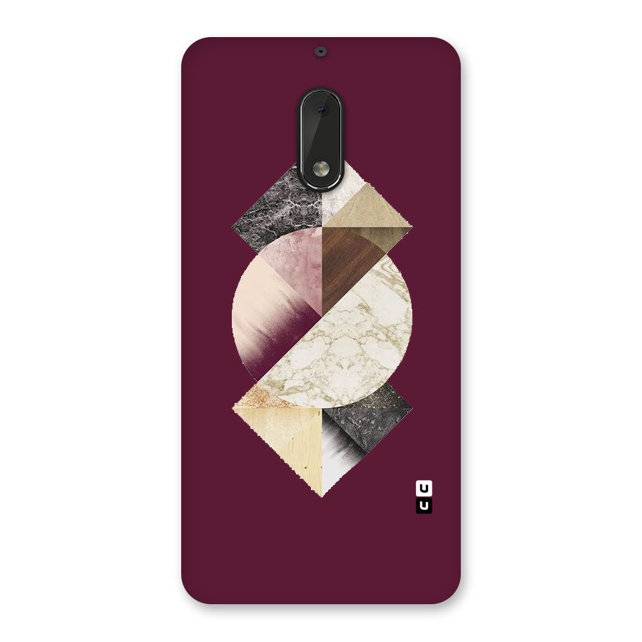 Abstract Marble Pattern Back Case for Nokia 6