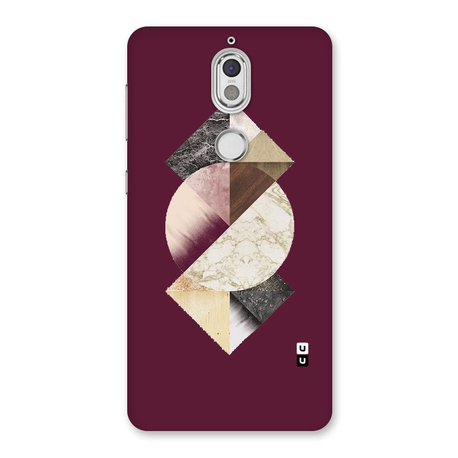 Abstract Marble Pattern Back Case for Nokia 7