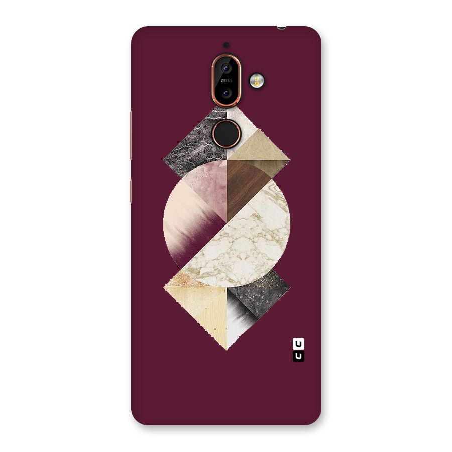 Abstract Marble Pattern Back Case for Nokia 7 Plus