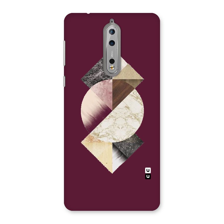 Abstract Marble Pattern Back Case for Nokia 8