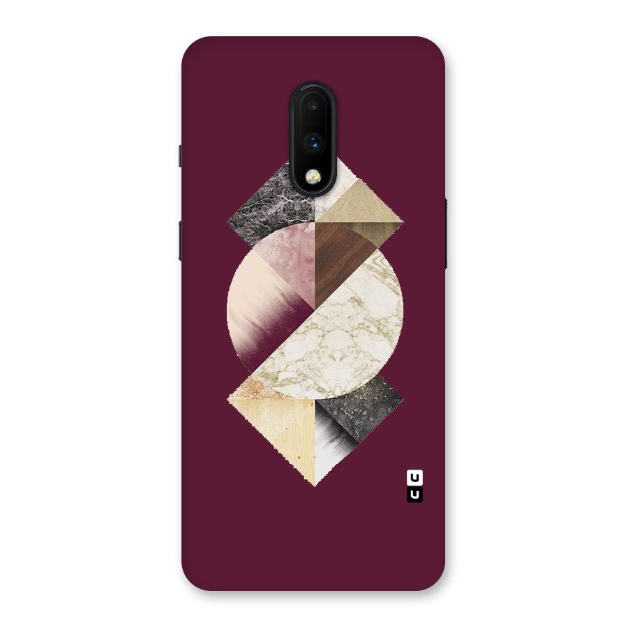 Abstract Marble Pattern Back Case for OnePlus 7
