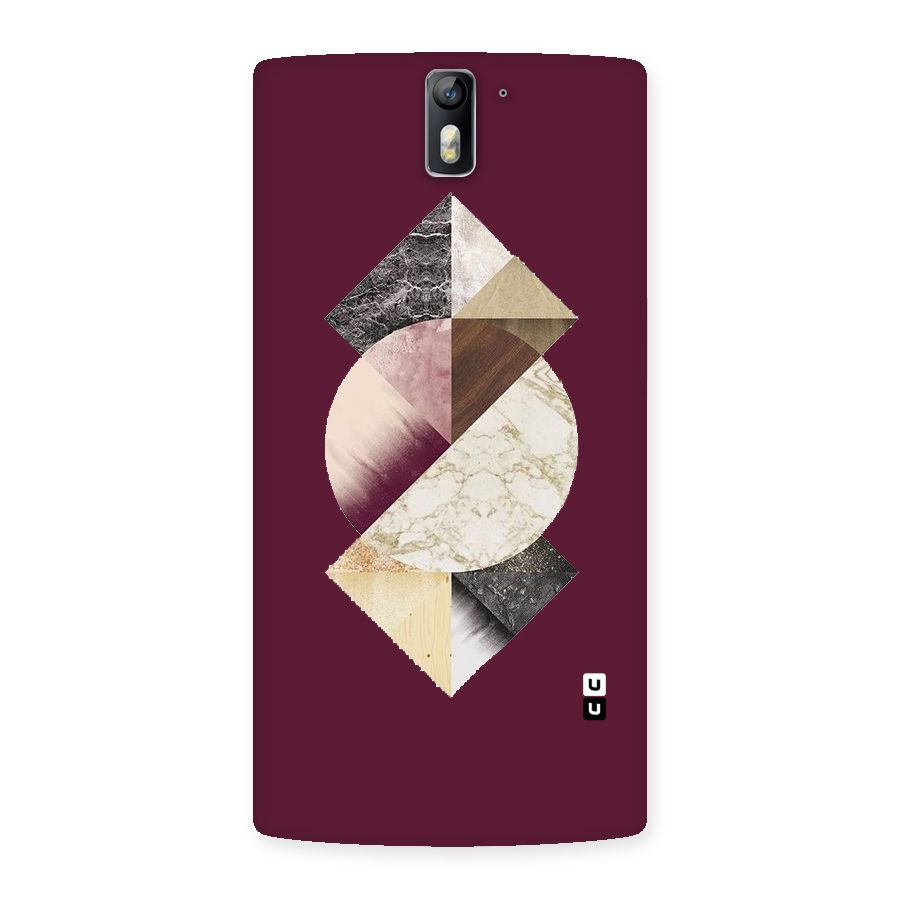Abstract Marble Pattern Back Case for One Plus One