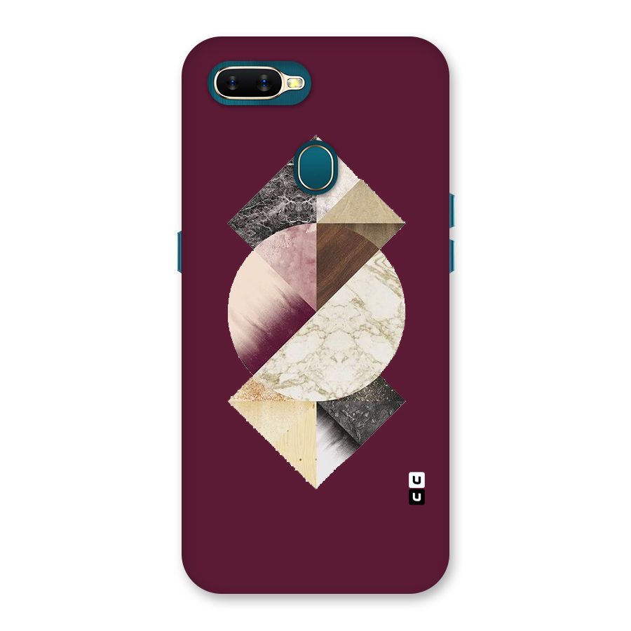 Abstract Marble Pattern Back Case for Oppo A11k
