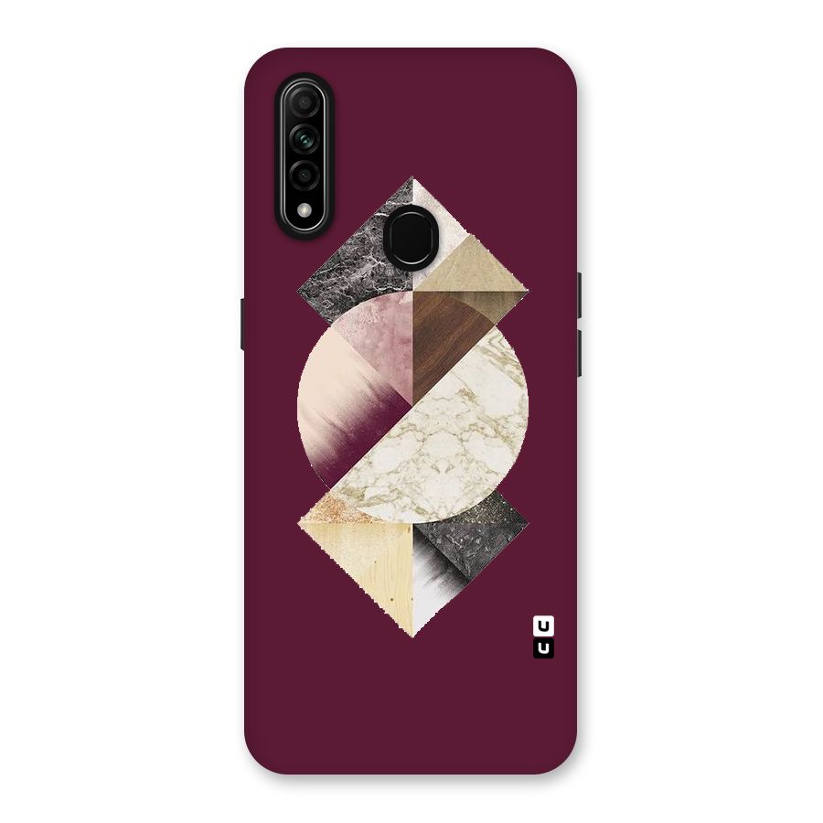 Abstract Marble Pattern Back Case for Oppo A31