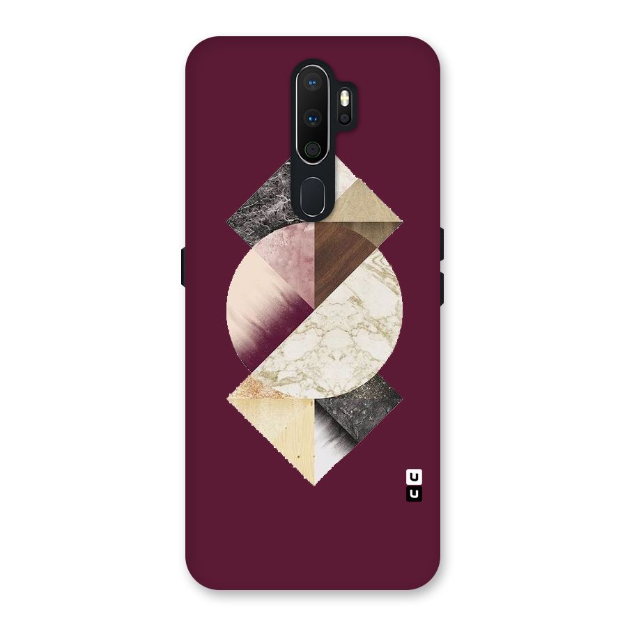 Abstract Marble Pattern Back Case for Oppo A5 (2020)