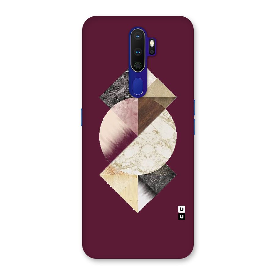Abstract Marble Pattern Back Case for Oppo A9 (2020)