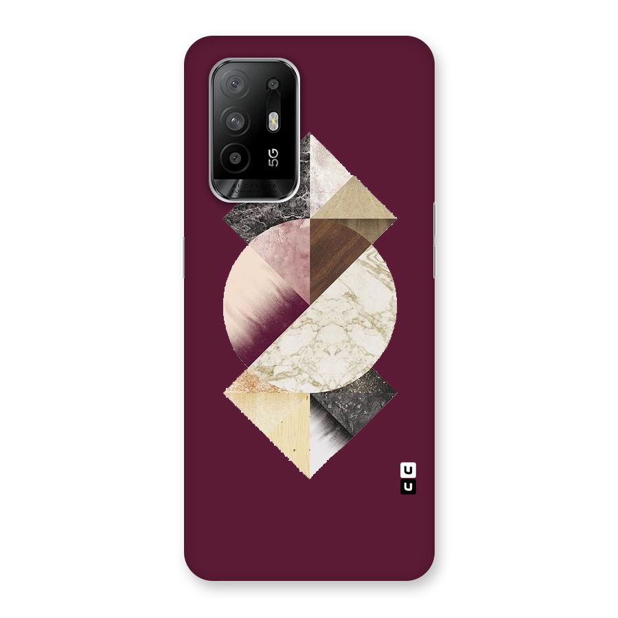 Abstract Marble Pattern Back Case for Oppo F19 Pro Plus 5G