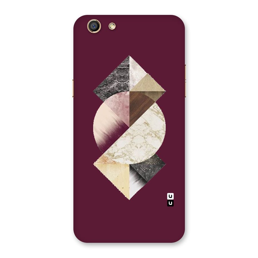 Abstract Marble Pattern Back Case for Oppo F3