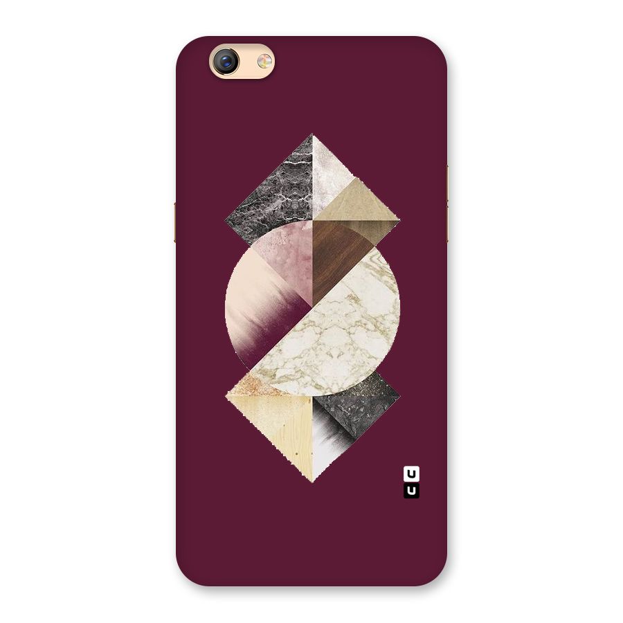Abstract Marble Pattern Back Case for Oppo F3 Plus