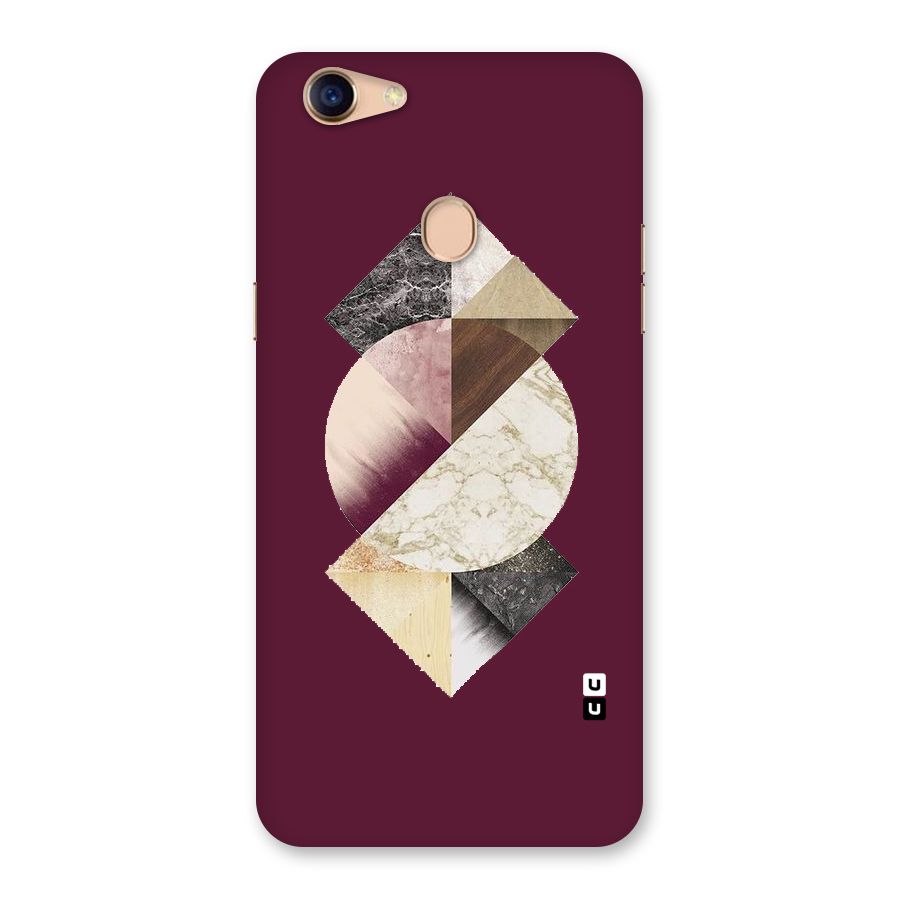 Abstract Marble Pattern Back Case for Oppo F5