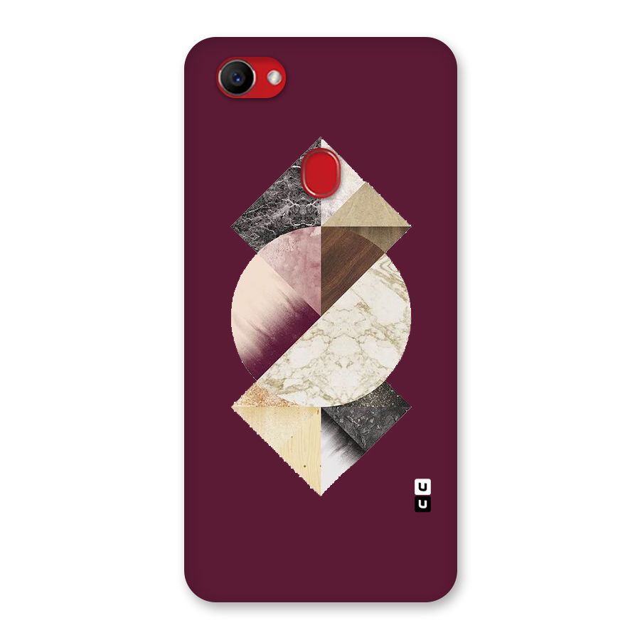 Abstract Marble Pattern Back Case for Oppo F7