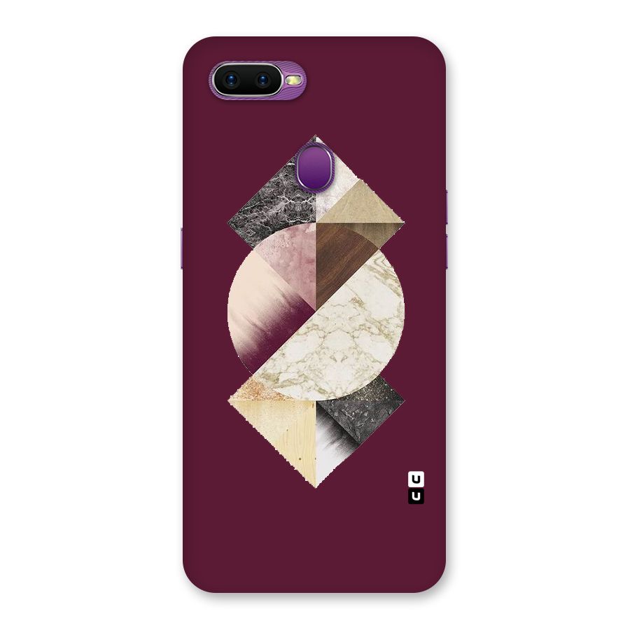 Abstract Marble Pattern Back Case for Oppo F9
