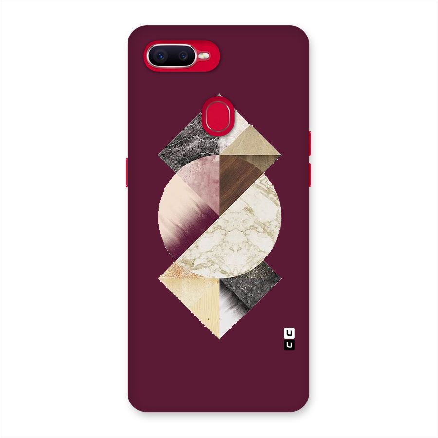 Abstract Marble Pattern Back Case for Oppo F9 Pro
