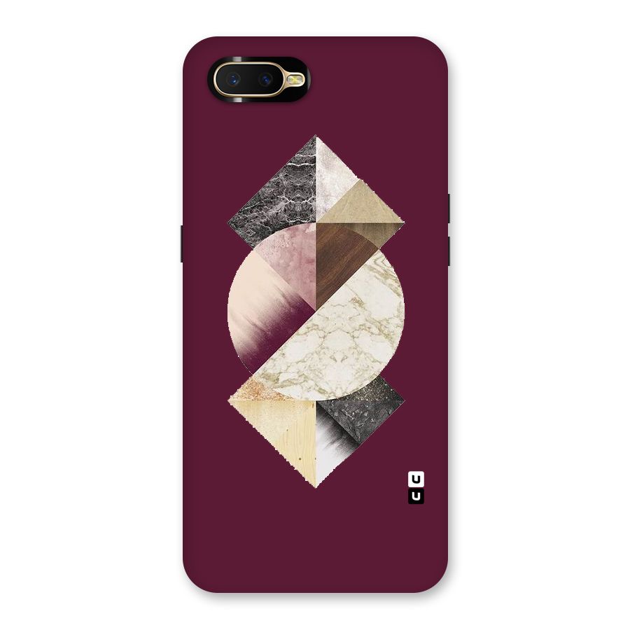 Abstract Marble Pattern Back Case for Oppo K1
