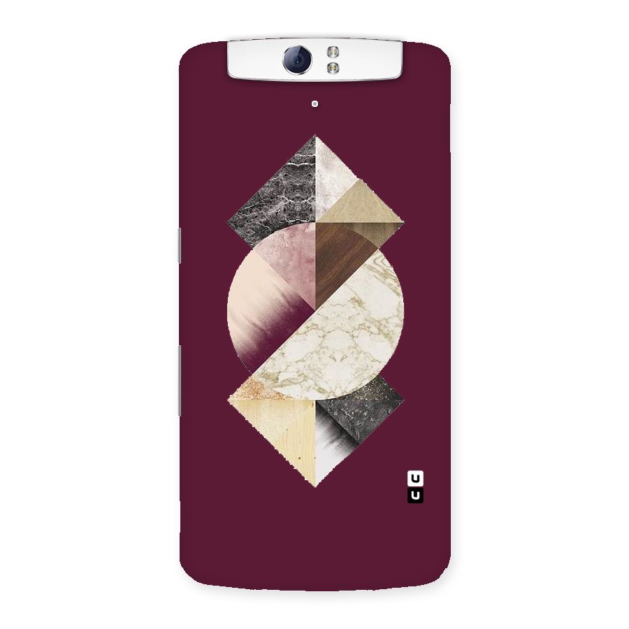 Abstract Marble Pattern Back Case for Oppo N1