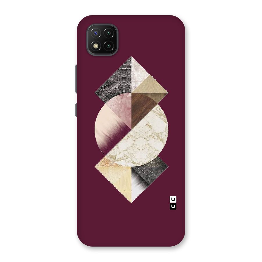 Abstract Marble Pattern Back Case for Poco C3