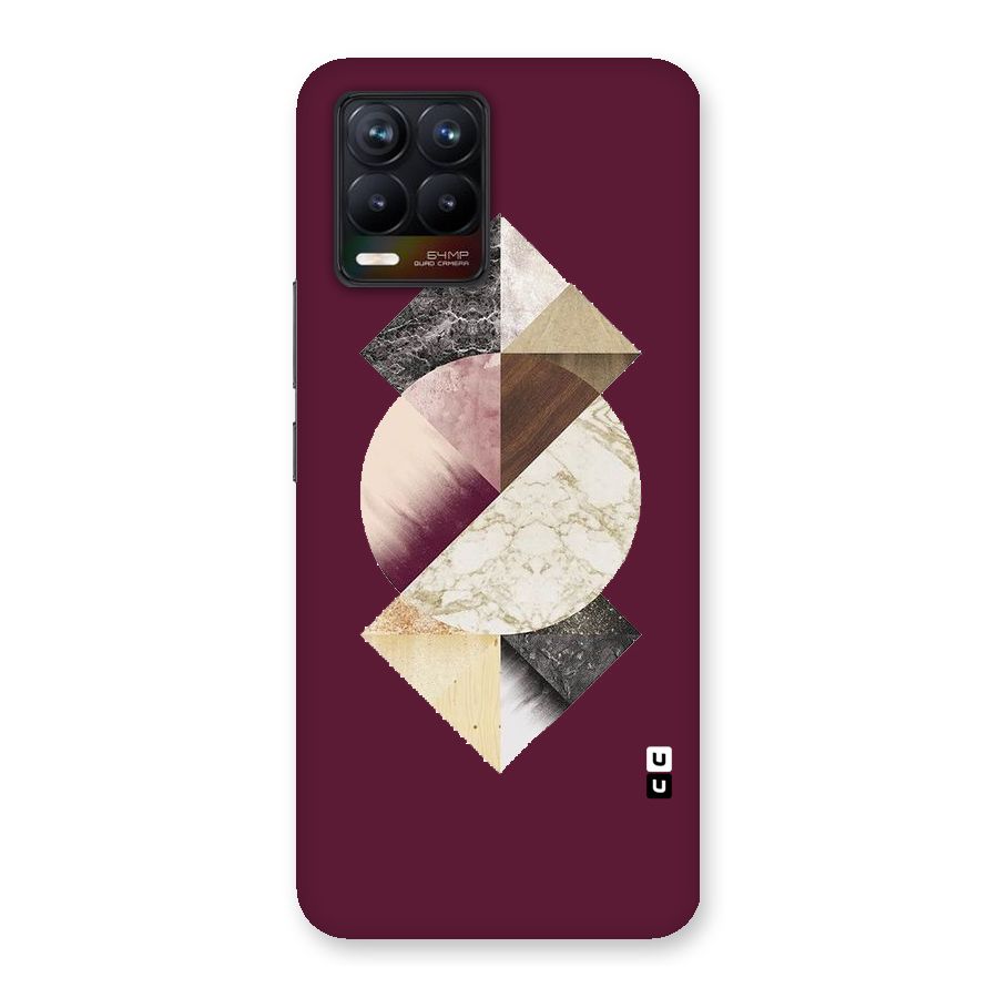 Abstract Marble Pattern Back Case for Realme 8