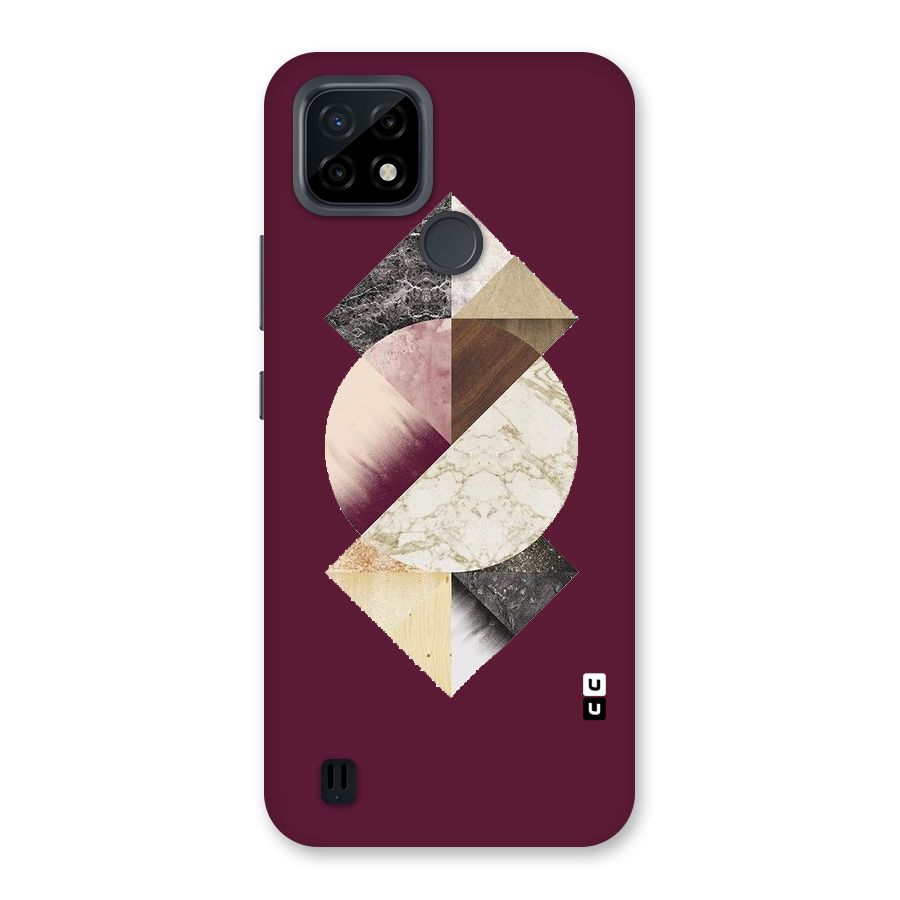 Abstract Marble Pattern Back Case for Realme C21