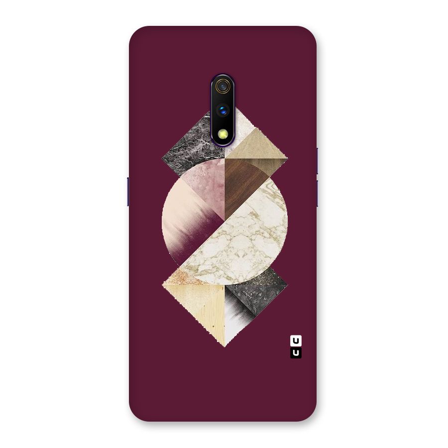 Abstract Marble Pattern Back Case for Realme X