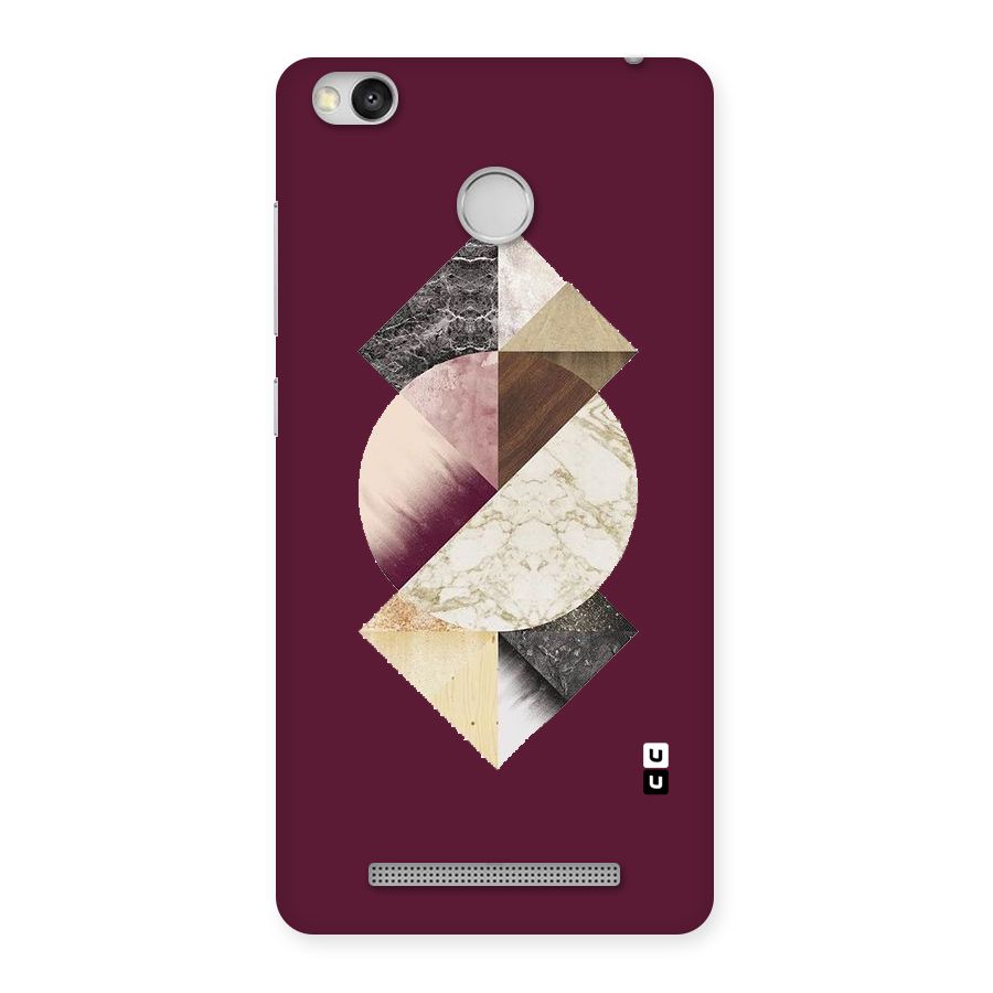 Abstract Marble Pattern Back Case for Redmi 3S Prime