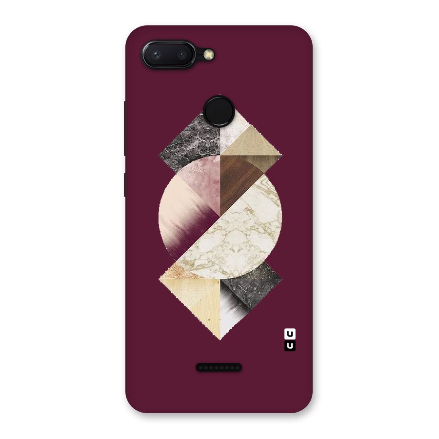 Abstract Marble Pattern Back Case for Redmi 6