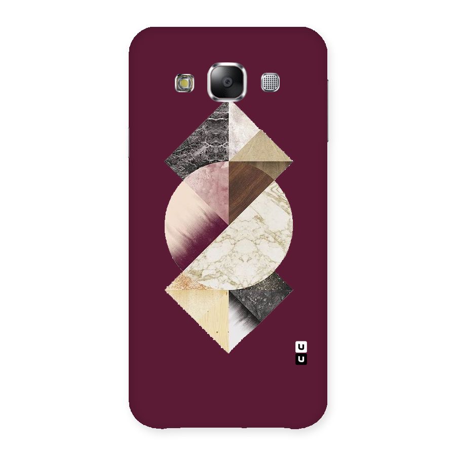 Abstract Marble Pattern Back Case for Samsung Galaxy E5