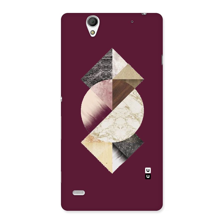Abstract Marble Pattern Back Case for Sony Xperia C4