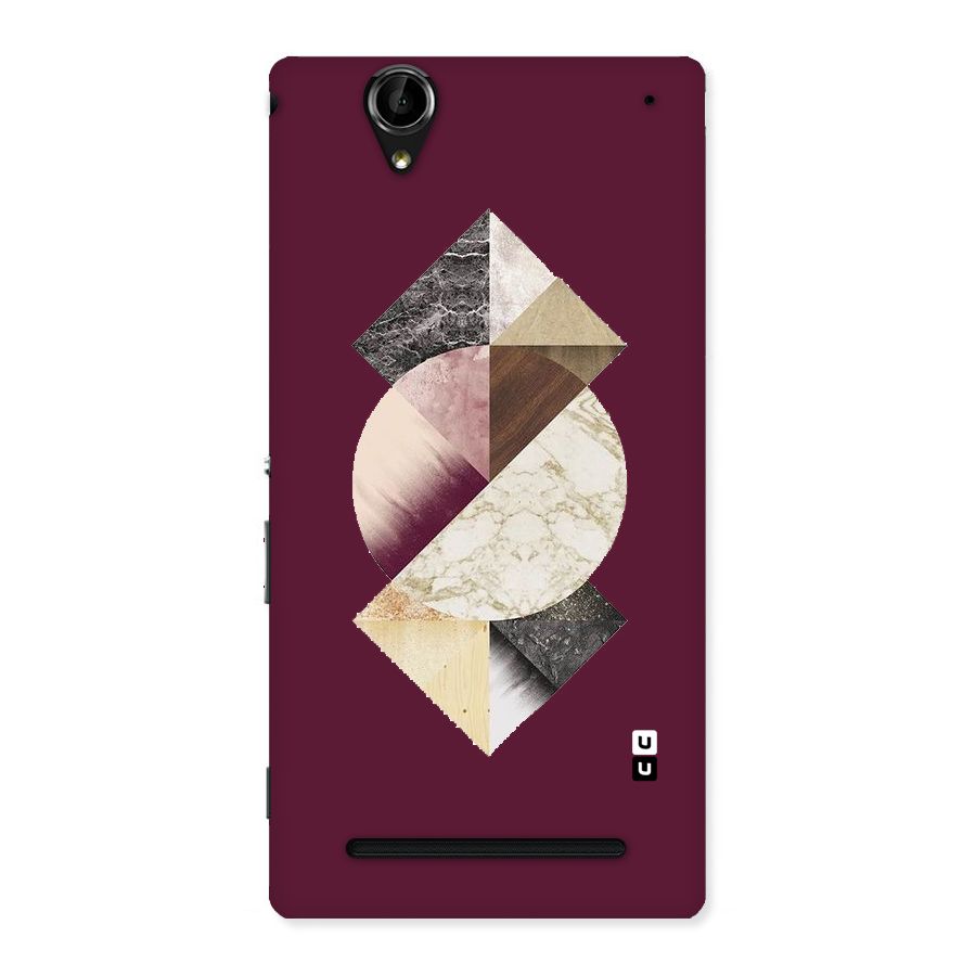 Abstract Marble Pattern Back Case for Sony Xperia T2