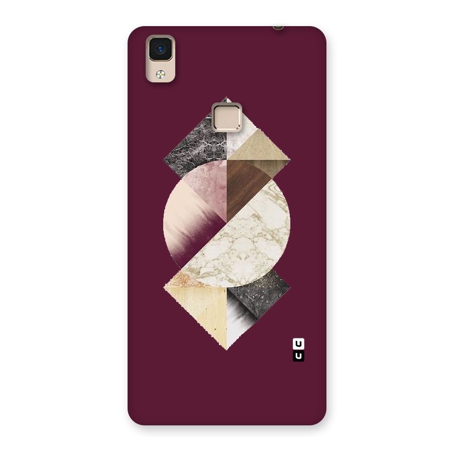 Abstract Marble Pattern Back Case for V3 Max