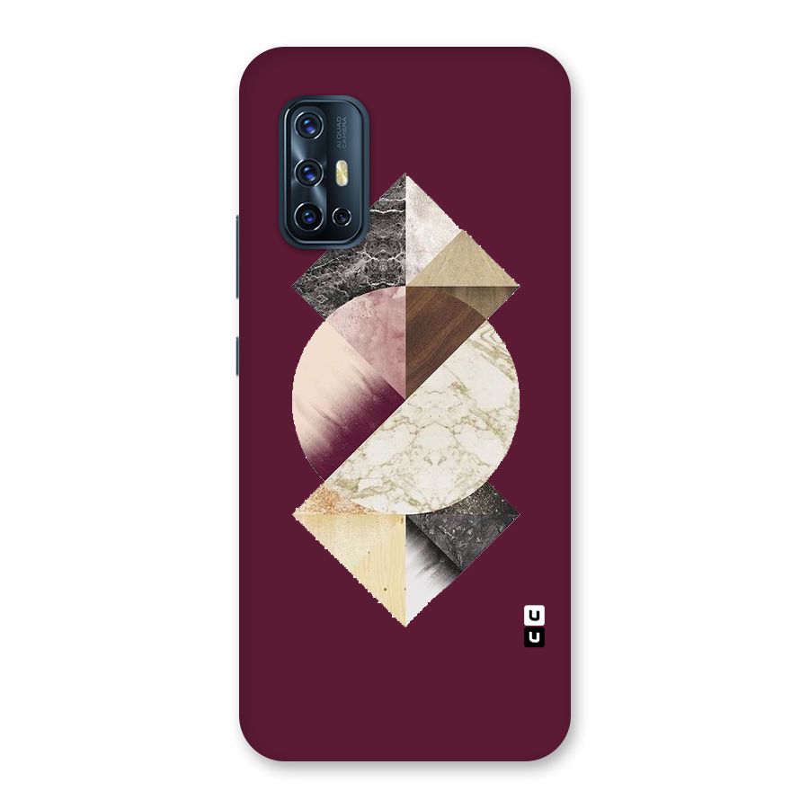 Abstract Marble Pattern Back Case for Vivo V17