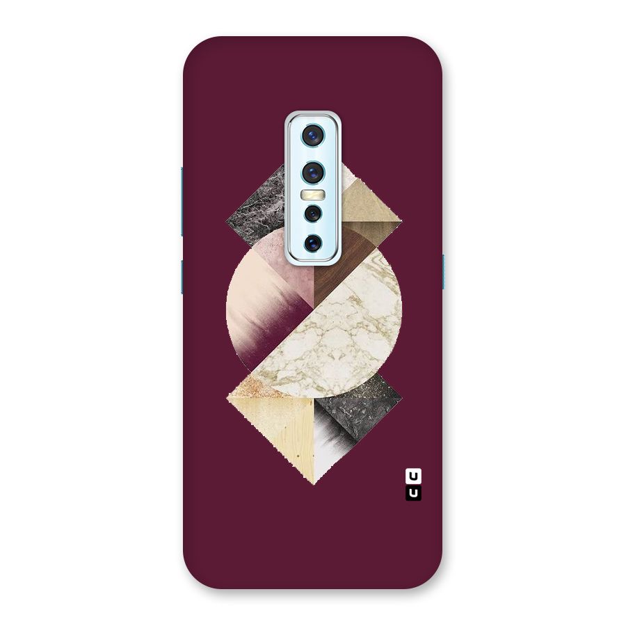 Abstract Marble Pattern Back Case for Vivo V17 Pro