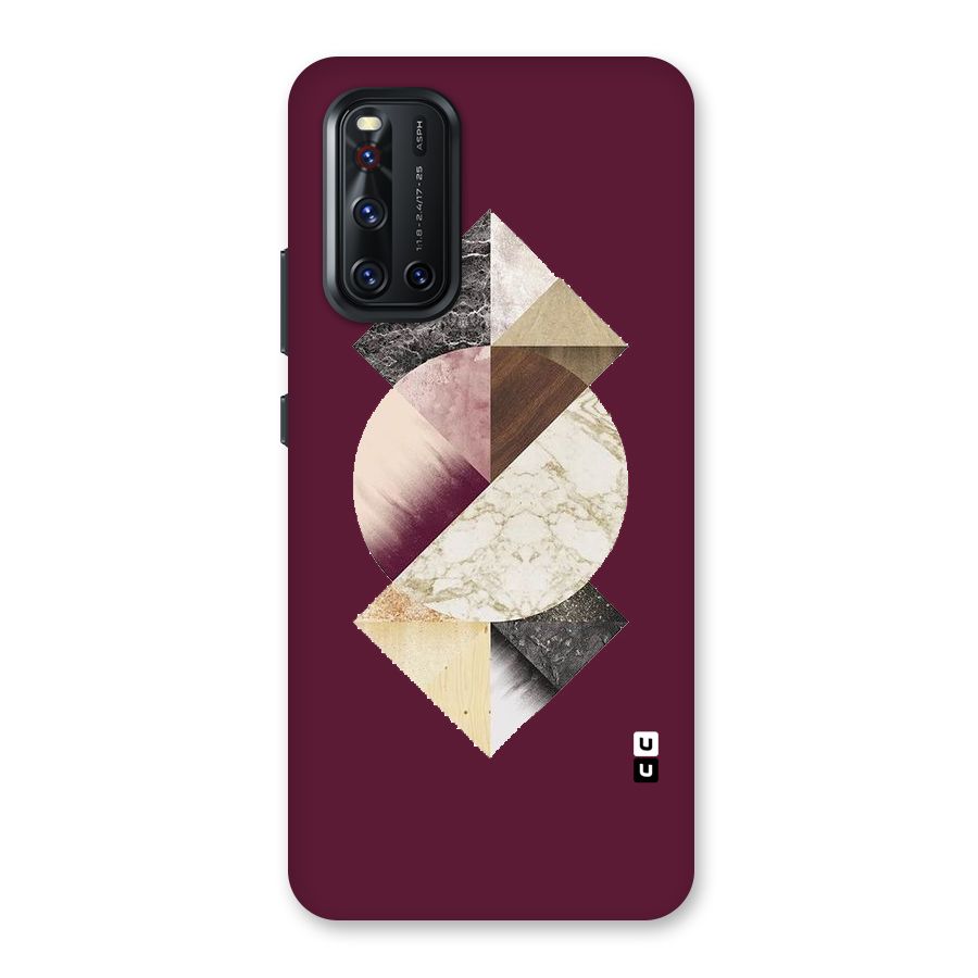 Abstract Marble Pattern Back Case for Vivo V19