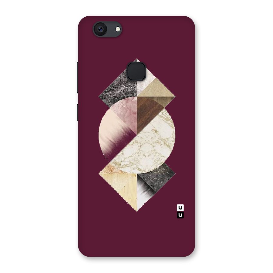 Abstract Marble Pattern Back Case for Vivo V7 Plus