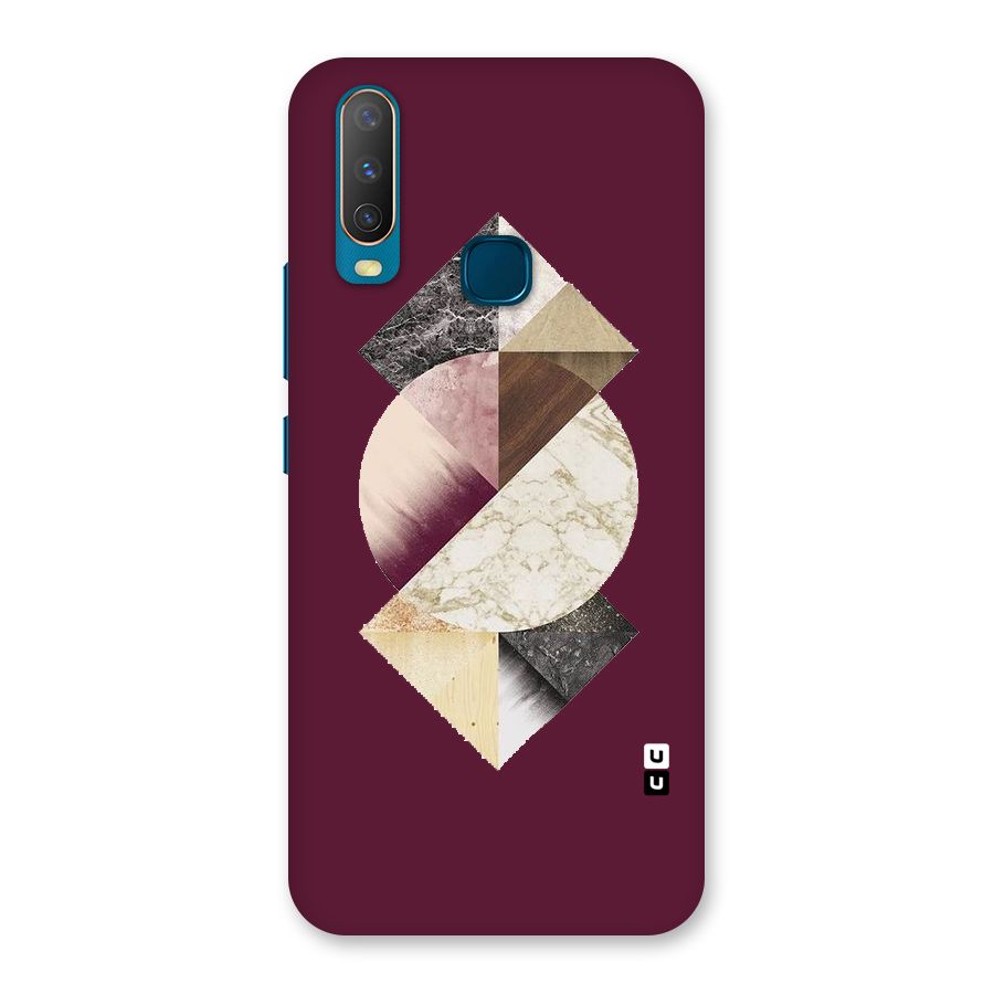 Abstract Marble Pattern Back Case for Vivo Y15