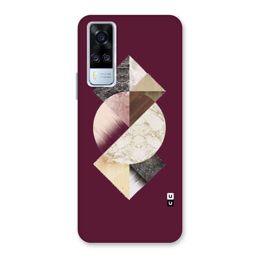 Abstract Marble Pattern Back Case for Vivo Y31