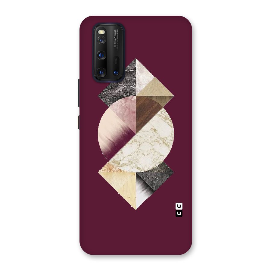Abstract Marble Pattern Back Case for Vivo iQOO 3