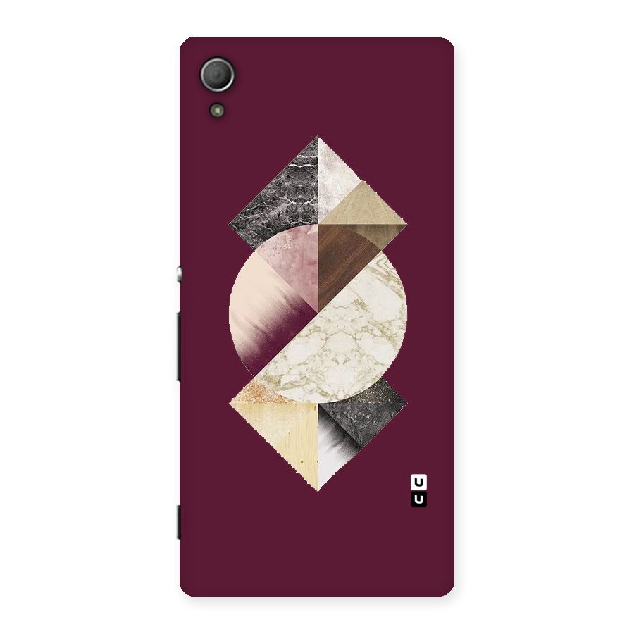 Abstract Marble Pattern Back Case for Xperia Z4