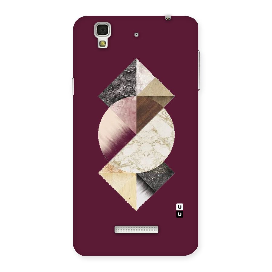 Abstract Marble Pattern Back Case for YU Yureka Plus