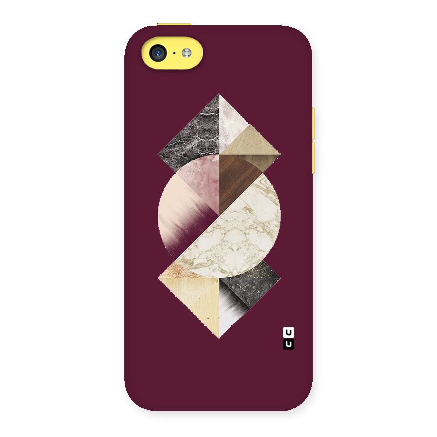 Abstract Marble Pattern Back Case for iPhone 5C