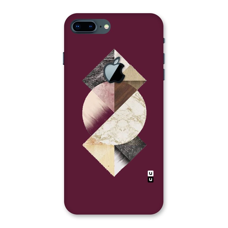 Abstract Marble Pattern Back Case for iPhone 7 Plus Apple Cut