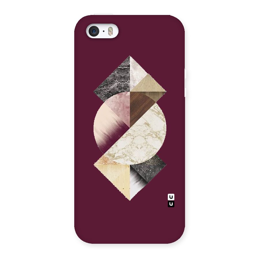Abstract Marble Pattern Back Case for iPhone SE