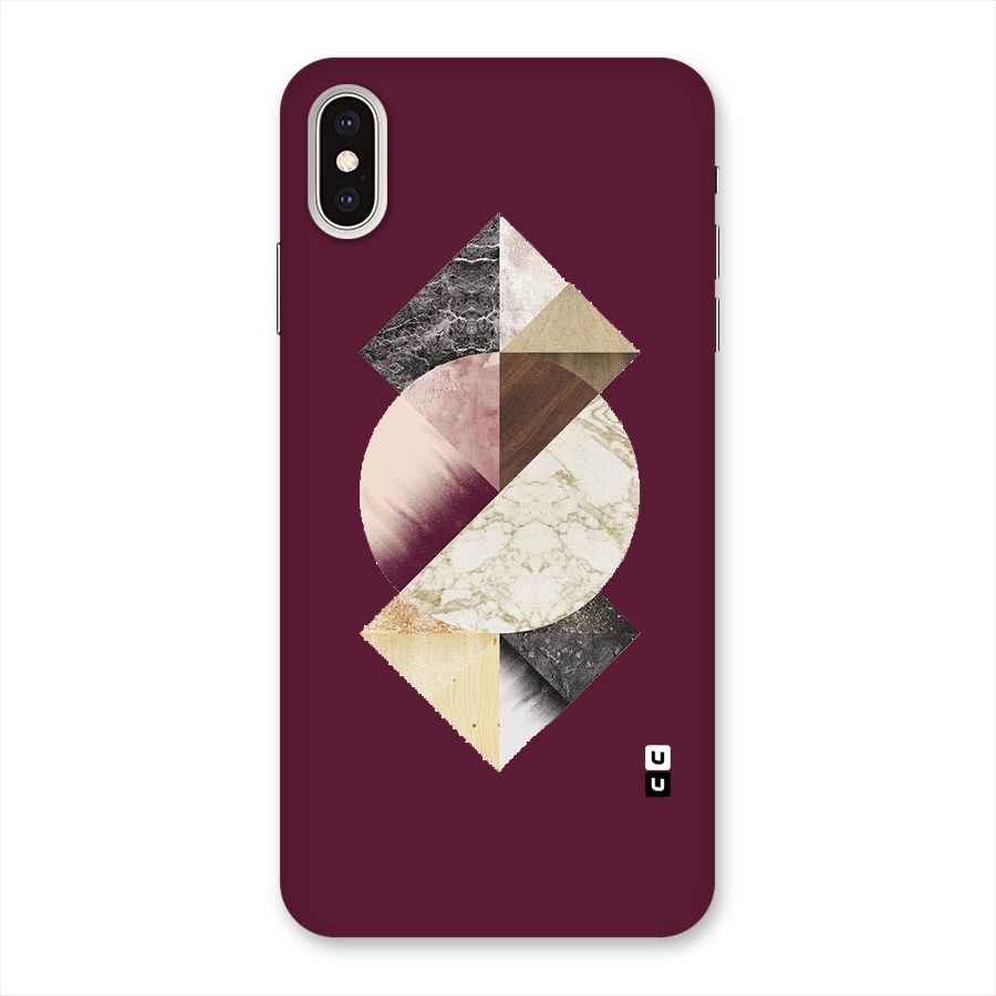 Abstract Marble Pattern Back Case for iPhone XS Max