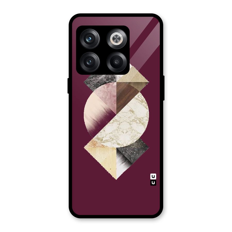 Abstract Marble Pattern Glass Back Case for OnePlus 10T