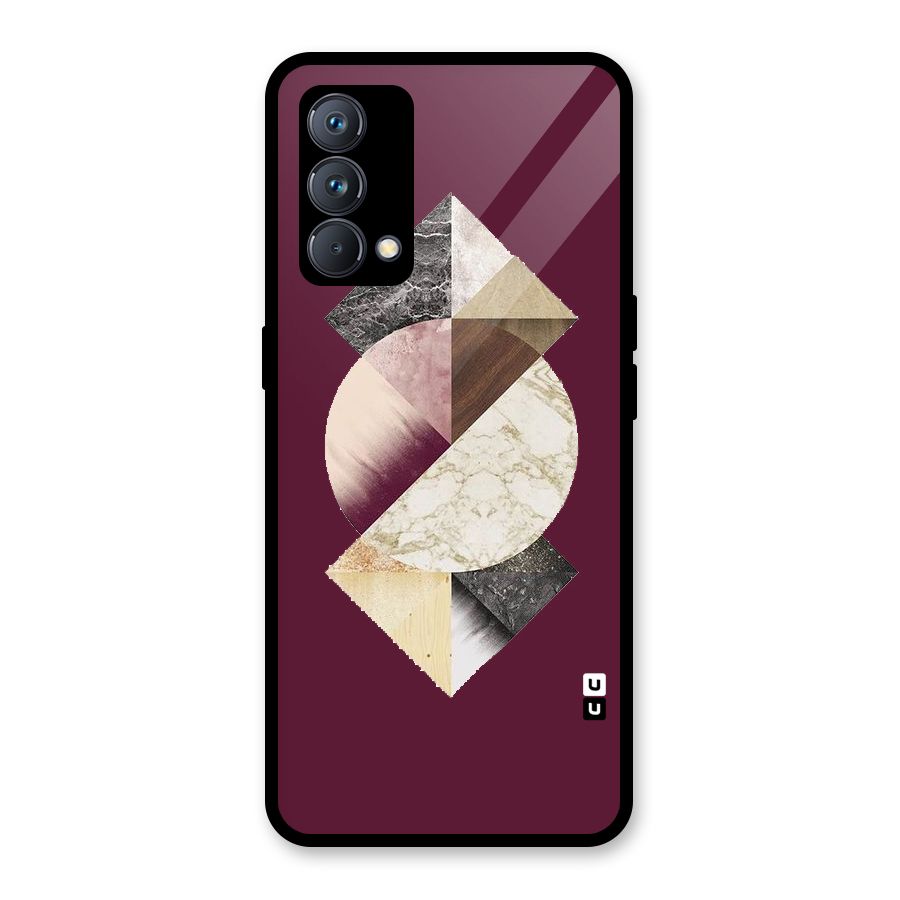 Abstract Marble Pattern Glass Back Case for Realme GT Master Edition