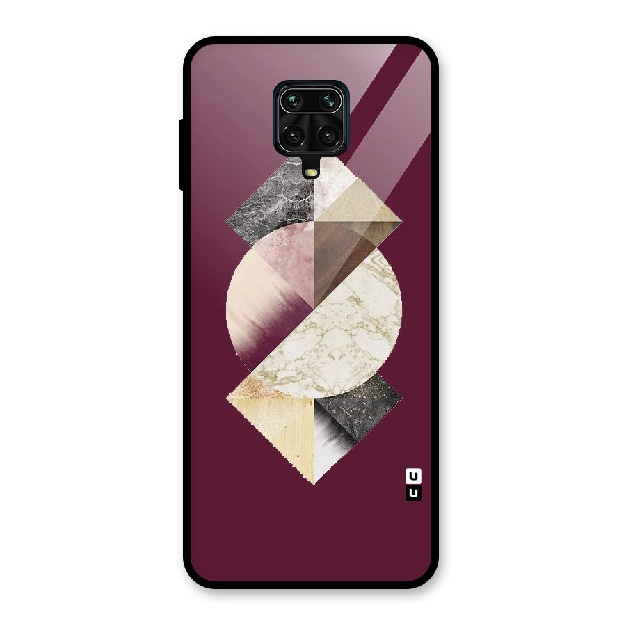Abstract Marble Pattern Glass Back Case for Redmi Note 10 Lite