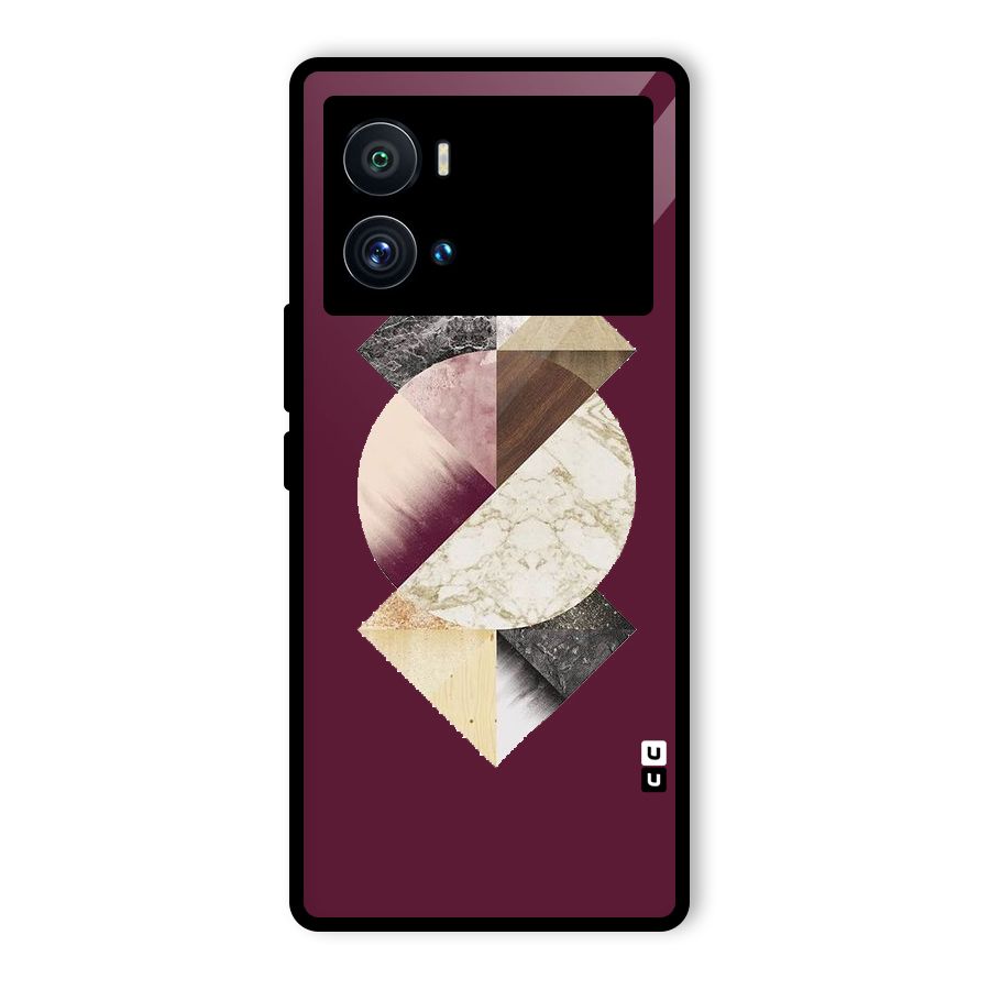 Abstract Marble Pattern Glass Back Case for Vivo iQOO 9 Pro