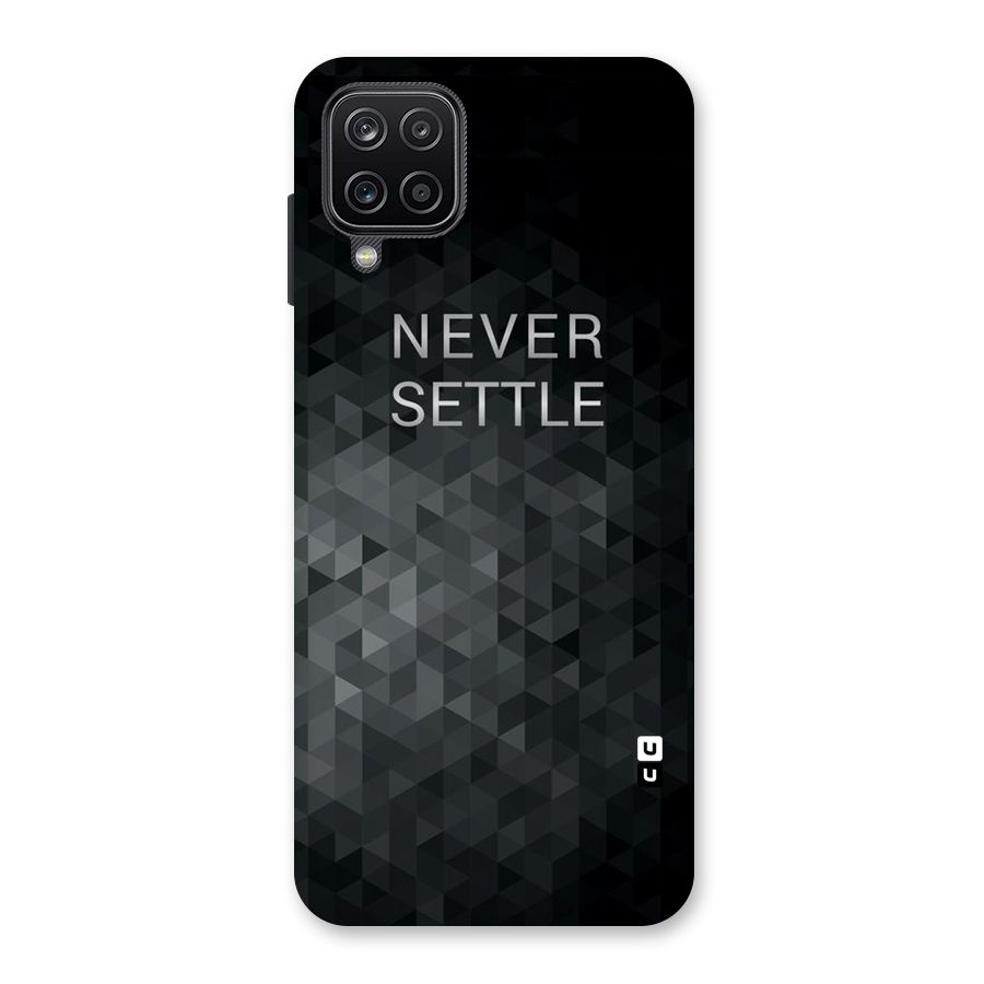 Abstract No Settle Back Case for Galaxy A12