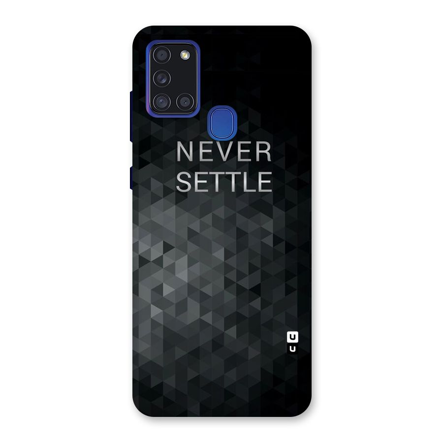 Abstract No Settle Back Case for Galaxy A21s