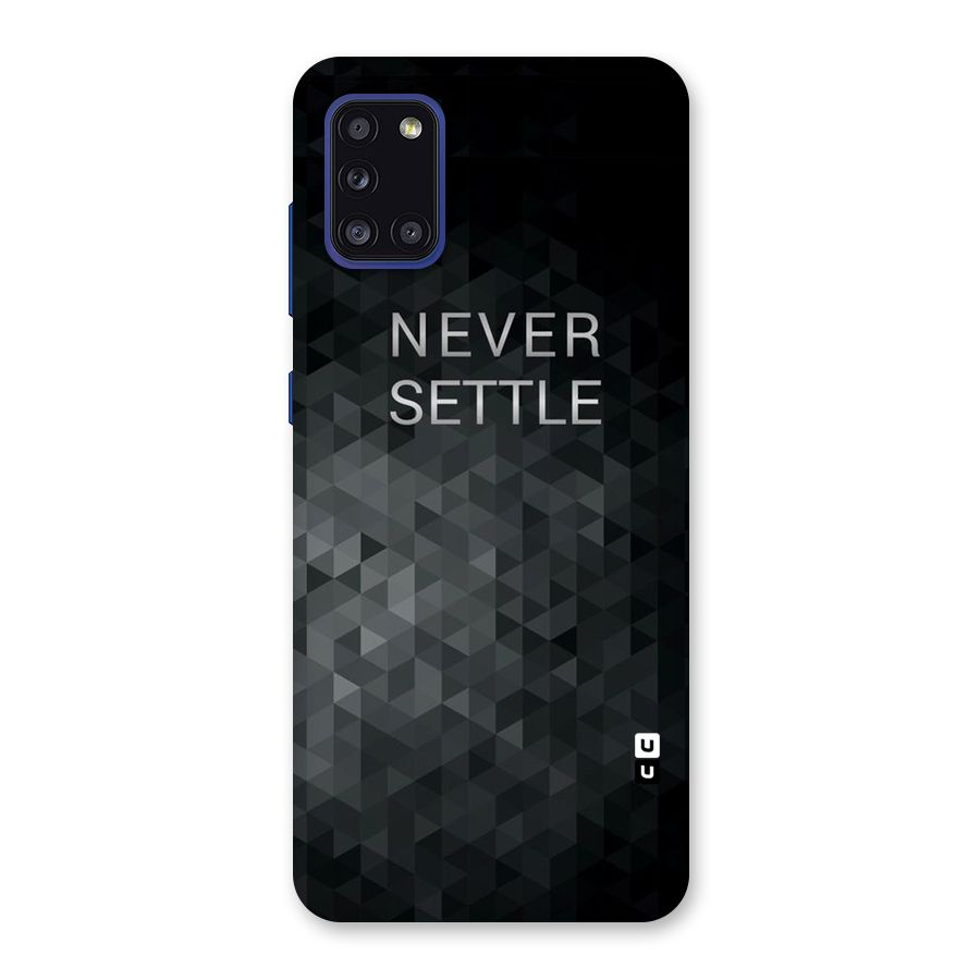 Abstract No Settle Back Case for Galaxy A31