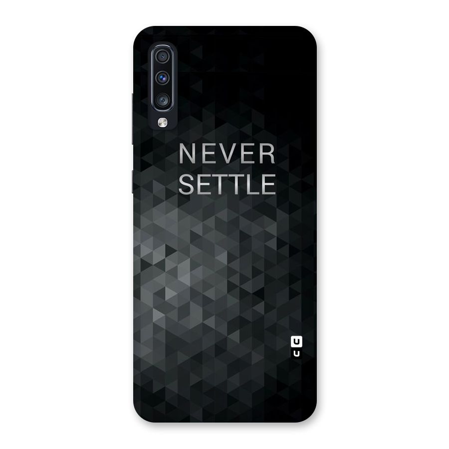 Abstract No Settle Back Case for Galaxy A70s